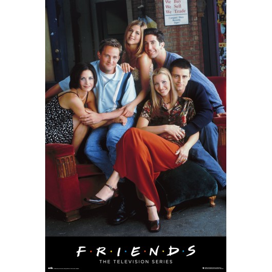 POSTER FRIENDS PERSONAJES