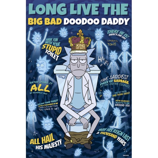 POSTER RICK & MORTY DOODOO DADDY