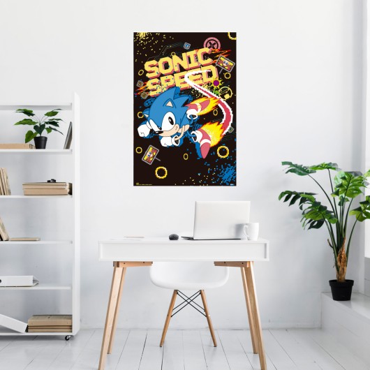 POSTER SONIC SPEED