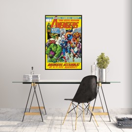 POSTER MARVEL AVENGERS 100TH ISSUE 2