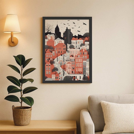 MARCO A3 42 x 29,7 CM MDF NEGRO