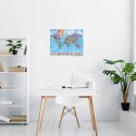 MINI POSTER MAPA DEL MUNDO