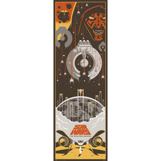 POSTER PUERTA STAR WARS EPISODIO I