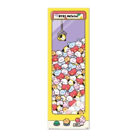 POSTER PUERTA BT21 ARCADE MACHINE