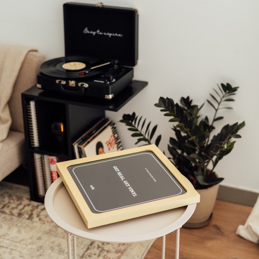 MARCO VINILO PREMIUM 32X32 CM MDF HAYA