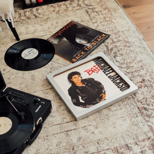 MARCO VINILO PREMIUM 32X32 CM MDF BLANCO