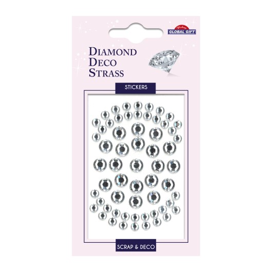 PEGATINAS DIAMOND DECO STRASS TRANSPARENTE