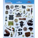 PEGATINAS CLASSY PIRATAS GLITTER