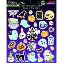 PEGATINAS CLASSY HALLOWEEN BRILLO EN LA OSCURIDAD