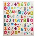 PEGATINAS CLASSY NUMEROS COLORES GLITTER