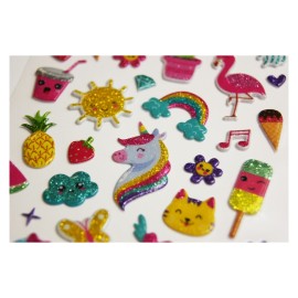 PEGATINAS TWEENY FOAMY VERANO FANTASIA