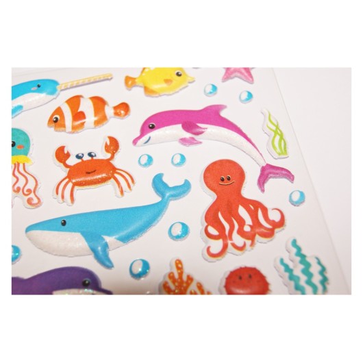 PEGATINAS TWEENY FOAMY DELFINES