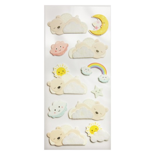 PEGATINAS TOPPER SCRAP & DECO SUEÑOS RELIEVE