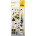 PEGATINAS SCENY SCRAP & DECO CELEBRACION GLITTER