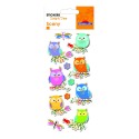PEGATINAS SCENY SCRAP & DECO BUHOS RELIEVE