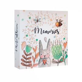 ALBUM FOTO 200 BOLSILLOS 10X15 CM CUTE RABBIT