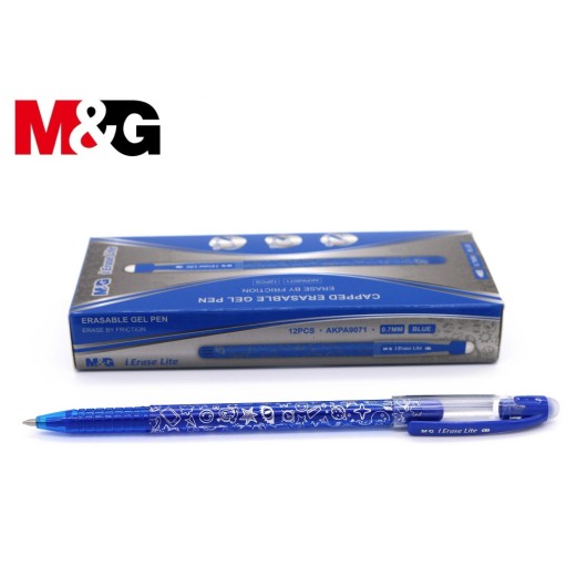 SET BOLIGRAFO BORRABLE BASICO AZUL