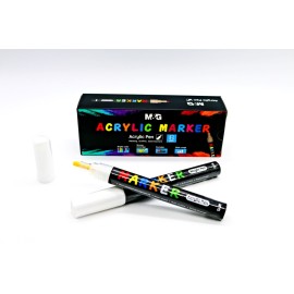 SET ROTULADORES PINTURA ACRILICA BLANCO 1 S100