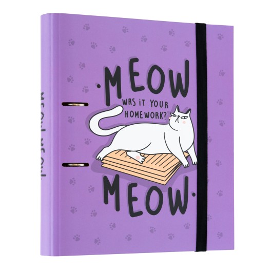 CARPETA 2 ANILLAS MEOW MEOW WEIRD CATS