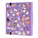 CARPETA 2 ANILLAS MEOW MEOW WEIRD CATS