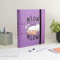 CARPETA 2 ANILLAS MEOW MEOW WEIRD CATS