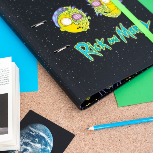 CARPETA 2 ANILLAS RICK & MORTY MUTANT