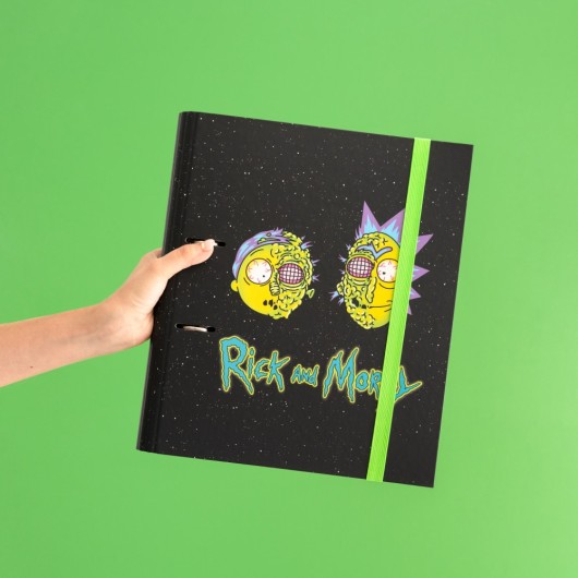CARPETA 2 ANILLAS RICK & MORTY MUTANT