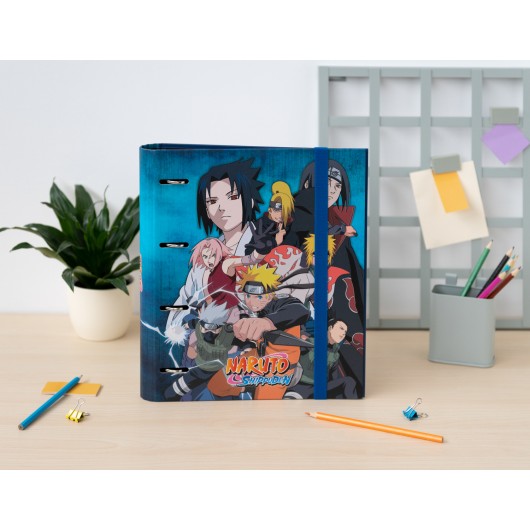 CARPETA 4 ANILLAS PREMIUM NARUTO SHIPPUDEN