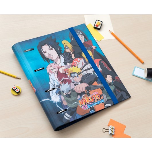 CARPETA 4 ANILLAS PREMIUM NARUTO SHIPPUDEN