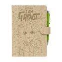 CUADERNO PREMIUM A5 CON BOLIGRAFO PROYECTOR MARVEL GROOT