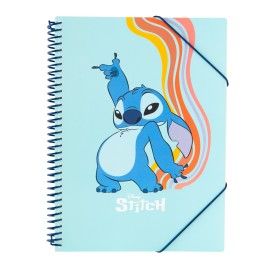 CARPETA DE FUNDAS A4 DISNEY STITCH WAVES