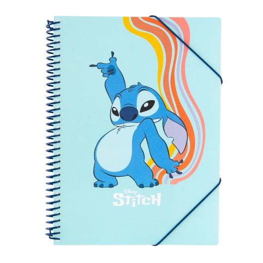 CARPETA DE FUNDAS A4 DISNEY STITCH WAVES