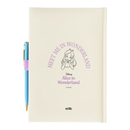 CUADERNO PREMIUM A5 CON BOLIGRAFO DISNEY ALICIA EN EL PAIS DE LAS MARAVILLAS 2