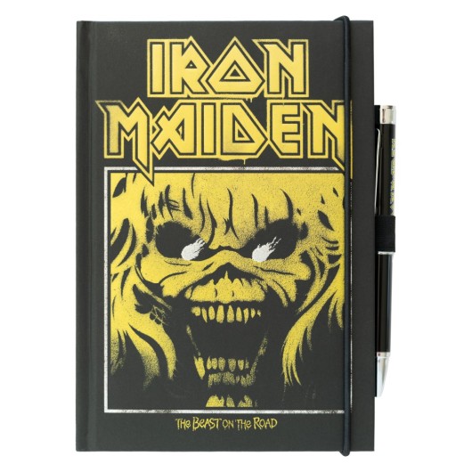 CUADERNO PREMIUM A5 CON BOLIGRAFO PROYECTOR IRON MAIDEN