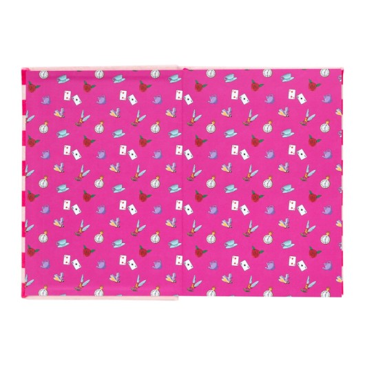 CUADERNO PREMIUM A5 TAPA FELPA DISNEY ALICIA EN EL PAIS DE LAS MARAVILLAS GATO CHESHIRE