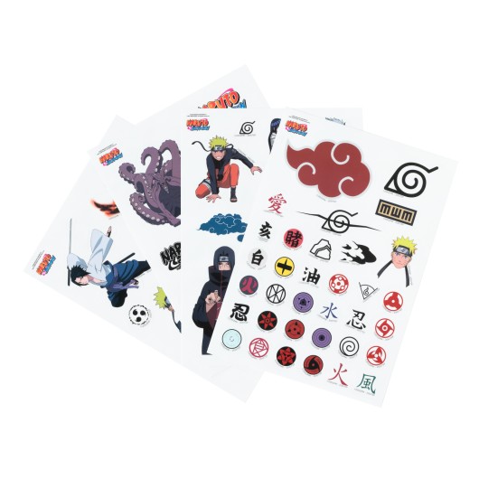 PEGATINAS REUTILIZABLES NARUTO SHIPPUDEN
