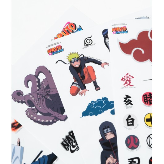 PEGATINAS REUTILIZABLES NARUTO SHIPPUDEN