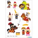 PEGATINAS MAGIC LITTLE KNIGHT SILK