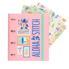 CARPETA 4 ANILLAS POLIPROPILENO DISNEY STITCH