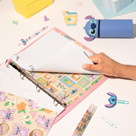 CARPETA 4 ANILLAS POLIPROPILENO DISNEY STITCH
