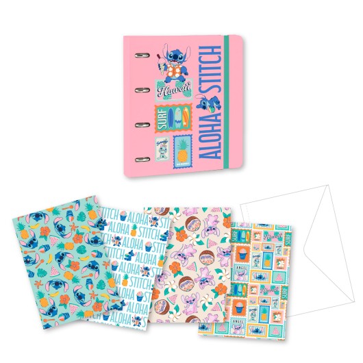 CARPETA 4 ANILLAS POLIPROPILENO DISNEY STITCH