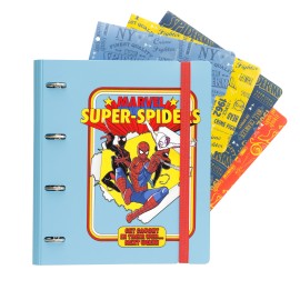 CARPETA 4 ANILLAS POLIPROPILENO MARVEL SPIDERMAN