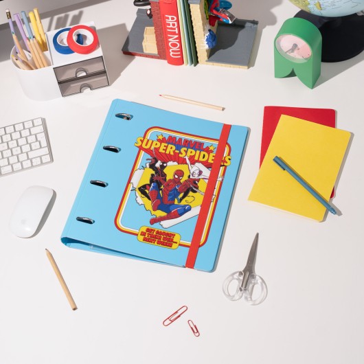CARPETA 4 ANILLAS POLIPROPILENO MARVEL SPIDERMAN