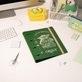 CARPETA 4 ANILLAS POLIPROPILENO STAR WARS THE MANDALORIAN AND GROGU 2