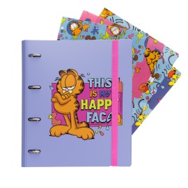 CARPETA 4 ANILLAS POLIPROPILENO GARFIELD