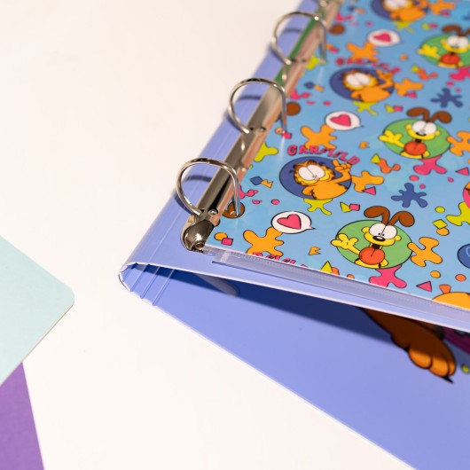 CARPETA 4 ANILLAS POLIPROPILENO GARFIELD