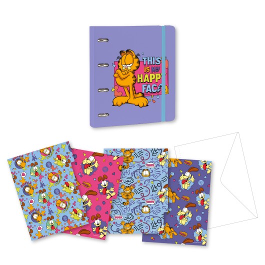 CARPETA 4 ANILLAS POLIPROPILENO GARFIELD