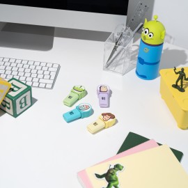 SET DE 4 SUBRAYADORES CON TOPPER DISNEY PIXAR TOY STORY 2