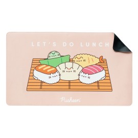 ALFOMBRILLA RATON PIEL VEGANA (PU) PUSHEEN SUSHI ROLL 2