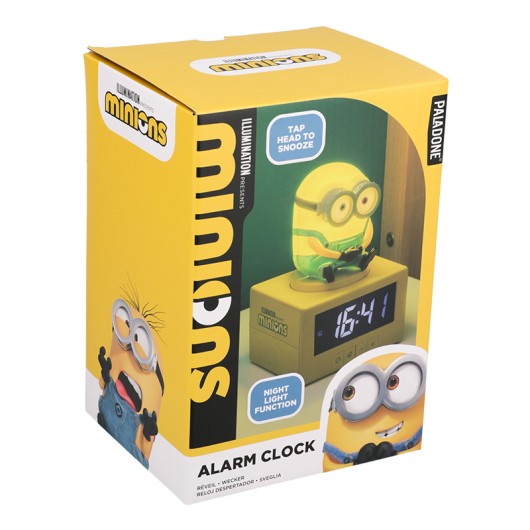 RELOJ DESPERTADOR ICON MINIONS